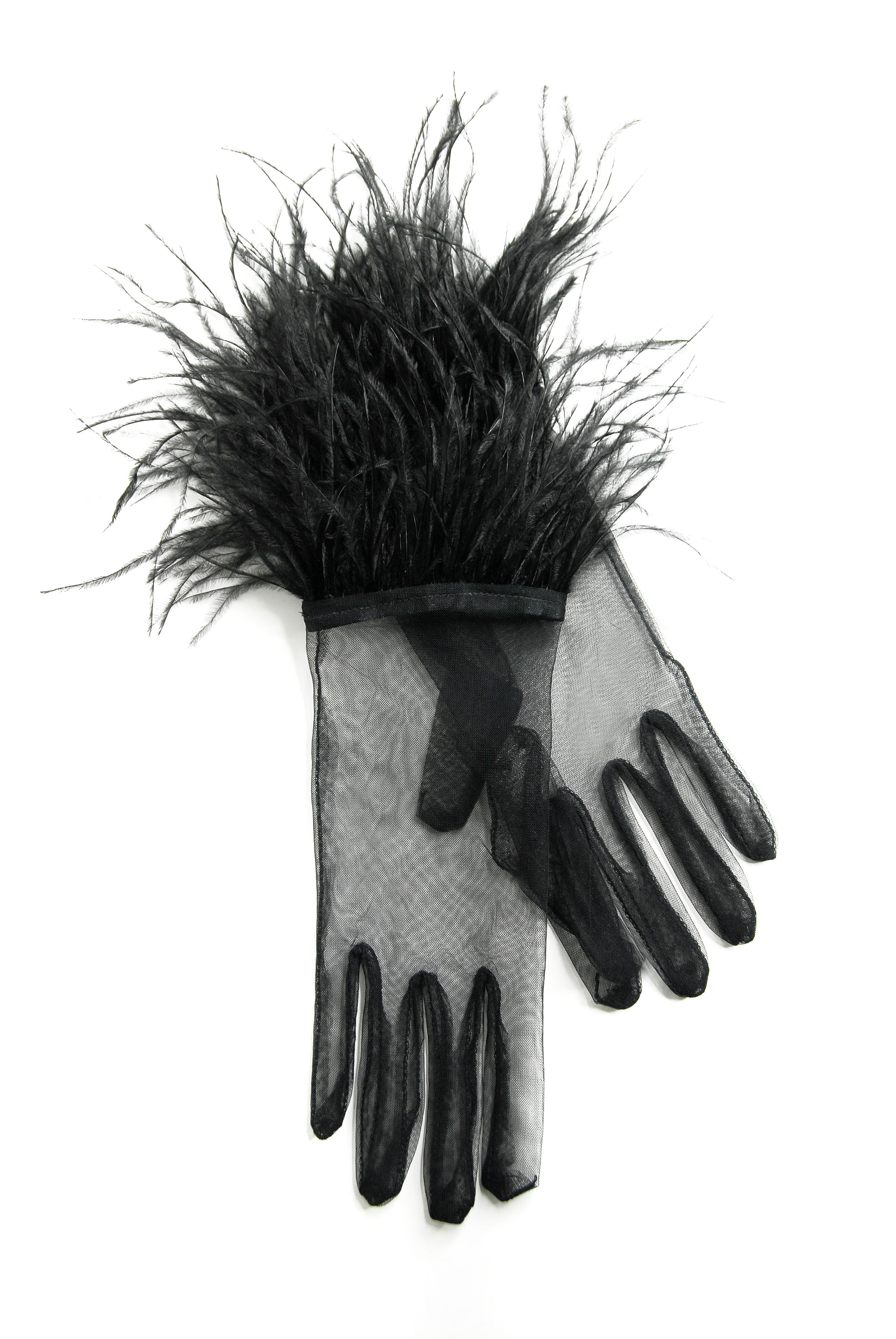 Ostrich gloves short