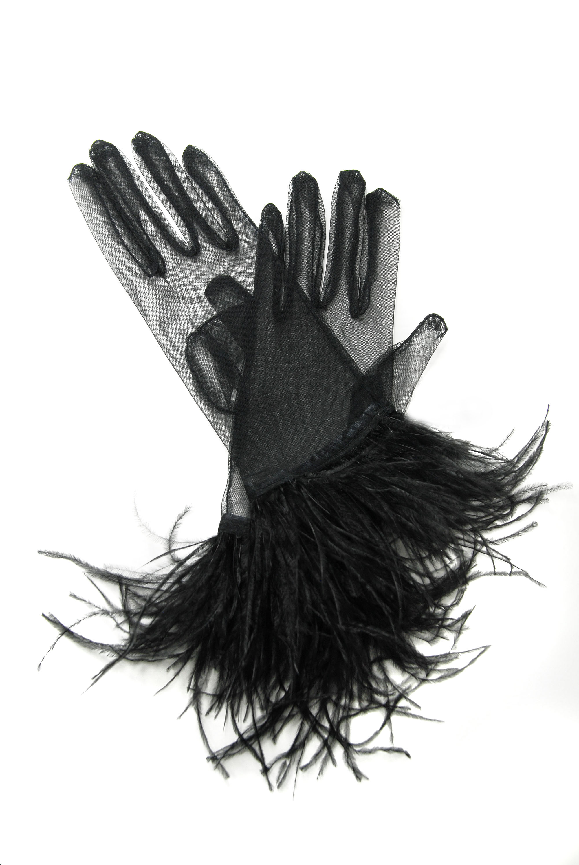 Ostrich gloves short